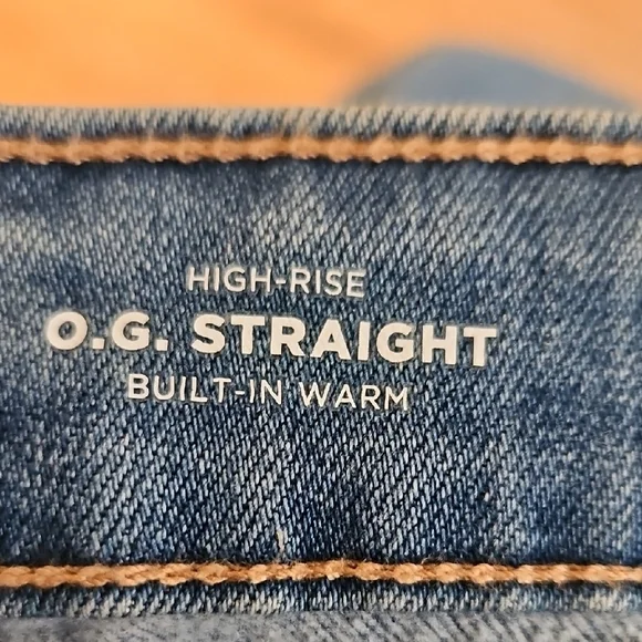 Old Navy Light Blue Straight-Leg Womans Jeans sz 12 - Picture 5 of 7